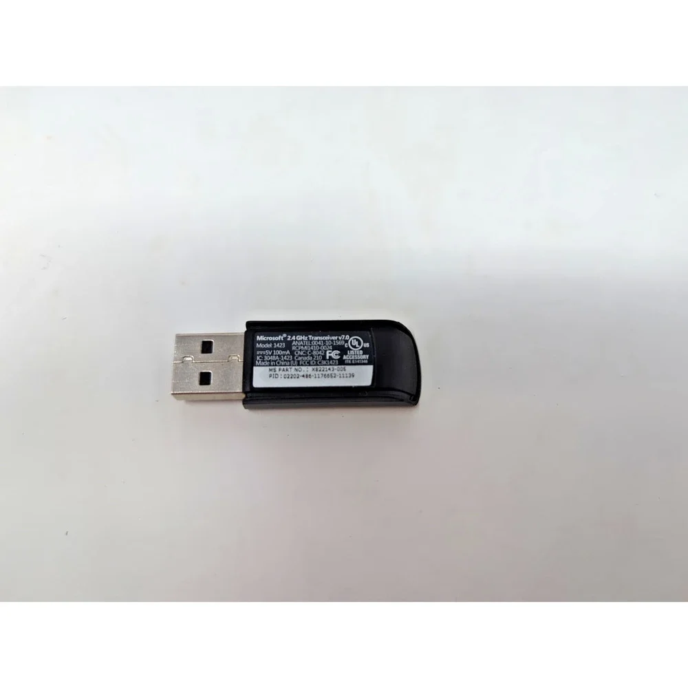 Microsoft 2000 Wireless Keyboard with USB Dongle Receiver Black